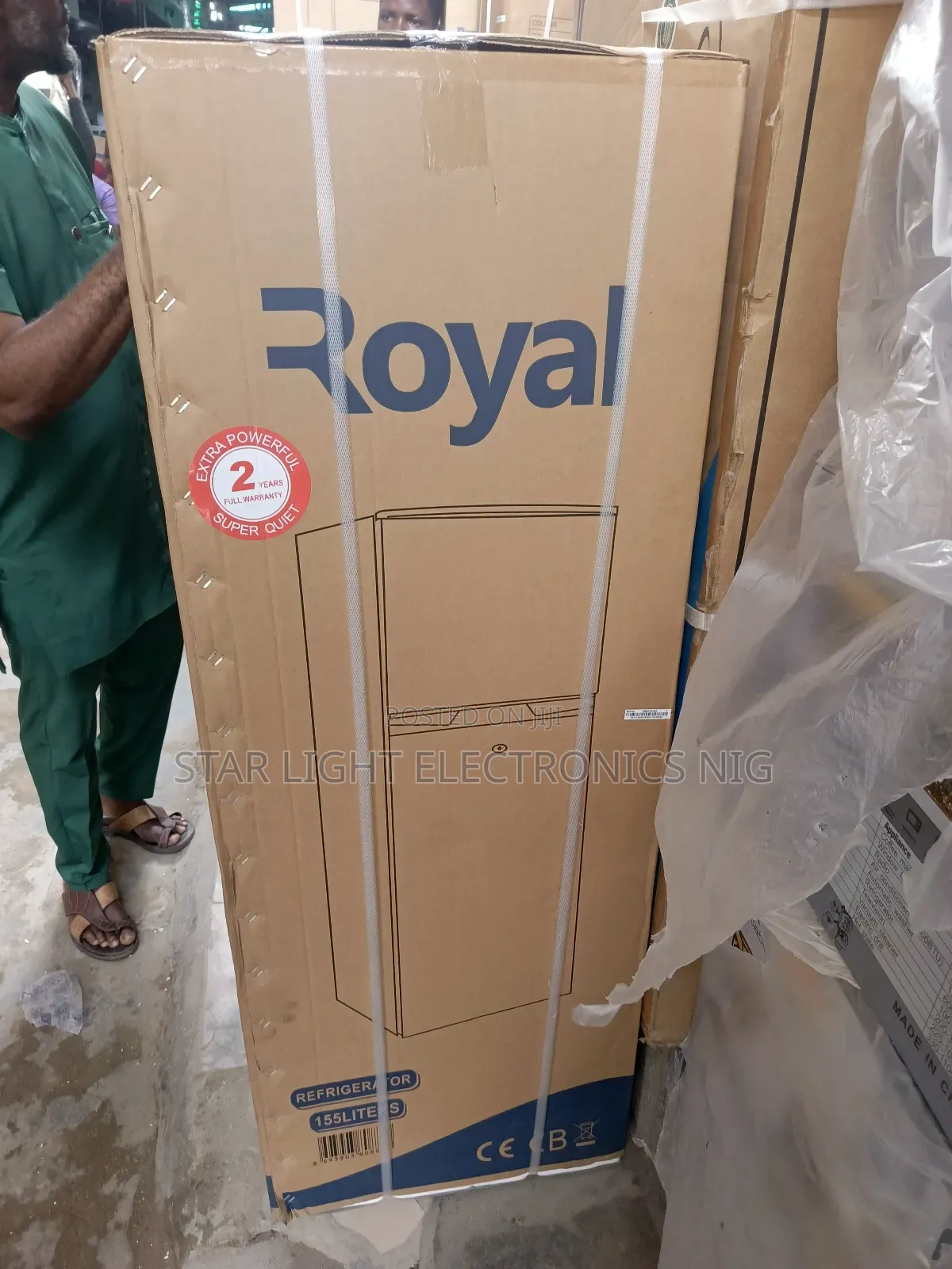 Double Door Refrigerator Royal 155 Liters