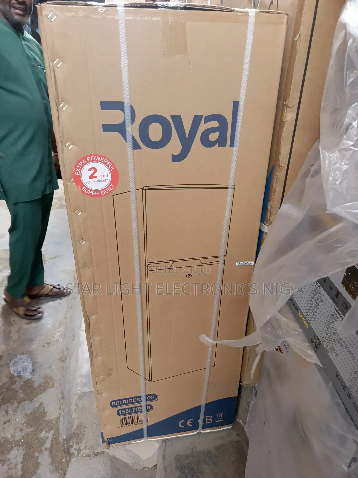 Double Door Refrigerator Royal 155 Liters