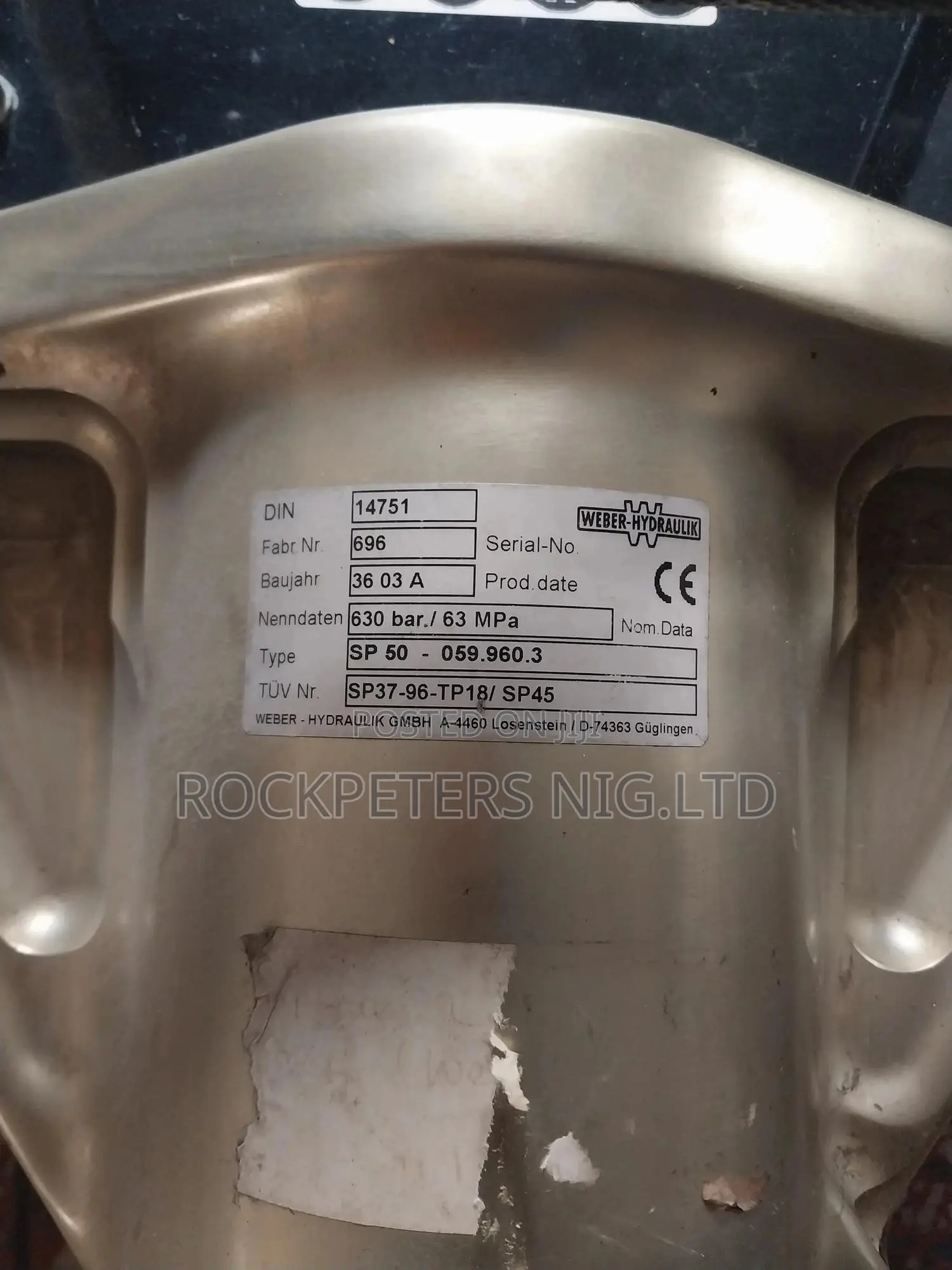 Weber Hydraulic Sp-50 Spreader
