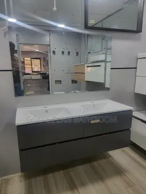 High Quality Double Cabinet With Mirror