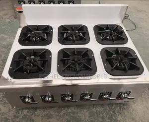 Commercial 6 Burner Gas Cooker
