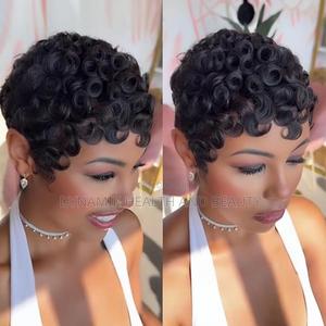 5*5 Full Lace Closure Wig Kinky Curly Human Hair Wig Supplier