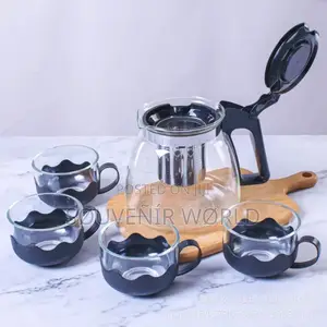 5 In 1 Pot 950ml Cup 150 Ml Tea Pot Set