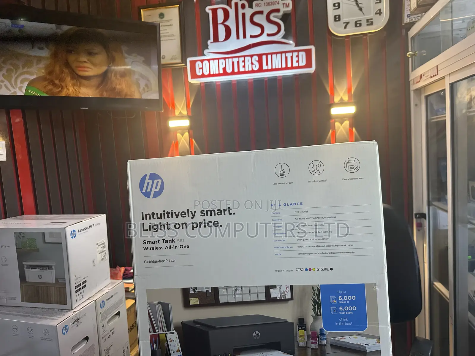 Hp Smart Tank 581 Aio Printer