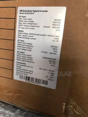 Blue Gate 5kva 48v Off-Grid Hybrid Solar Inverter Available ?