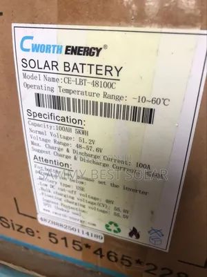 5kwh 48v Cworth Energy Lithium Battery