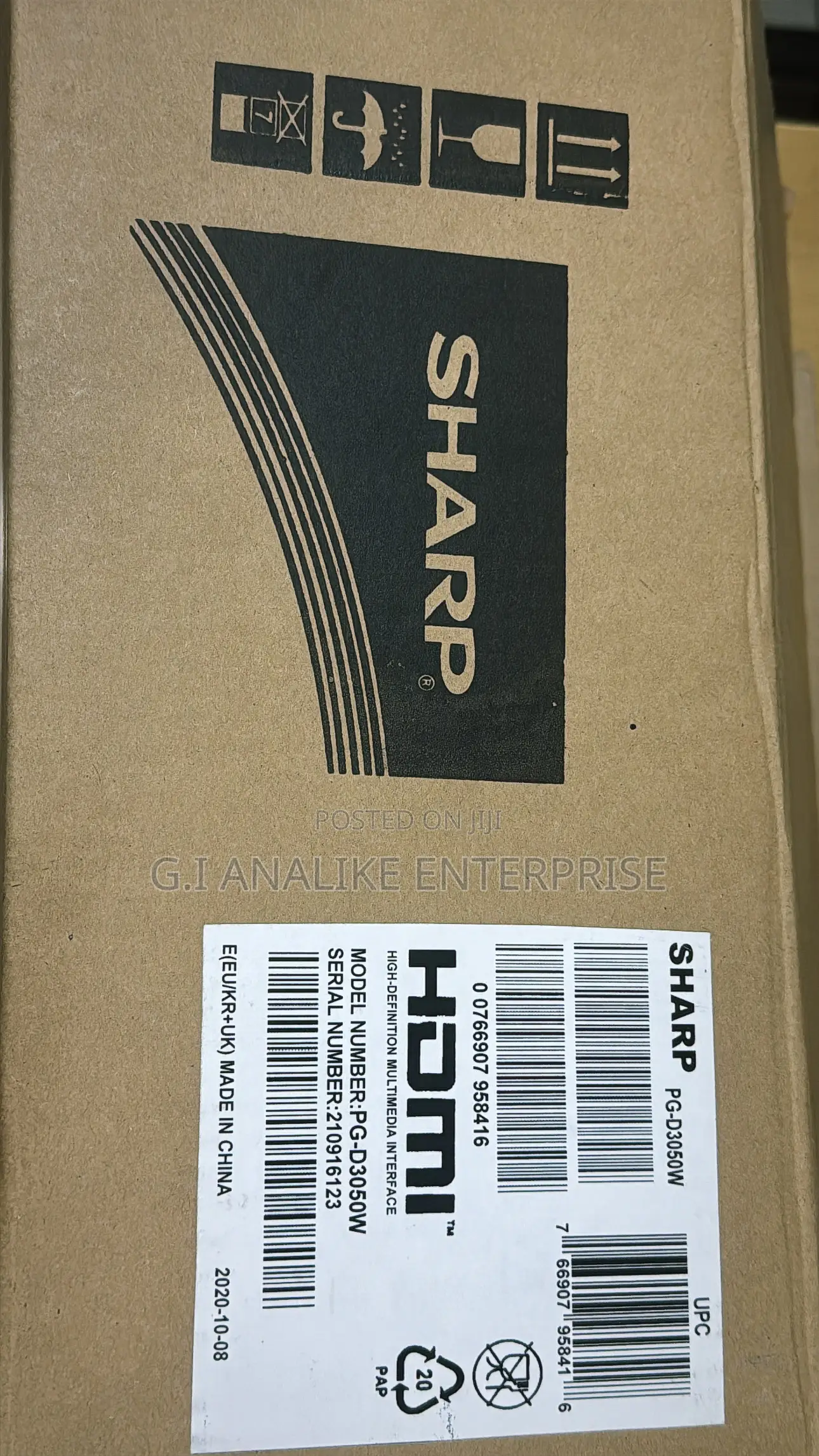 Sharp Pg-D3050w Projector
