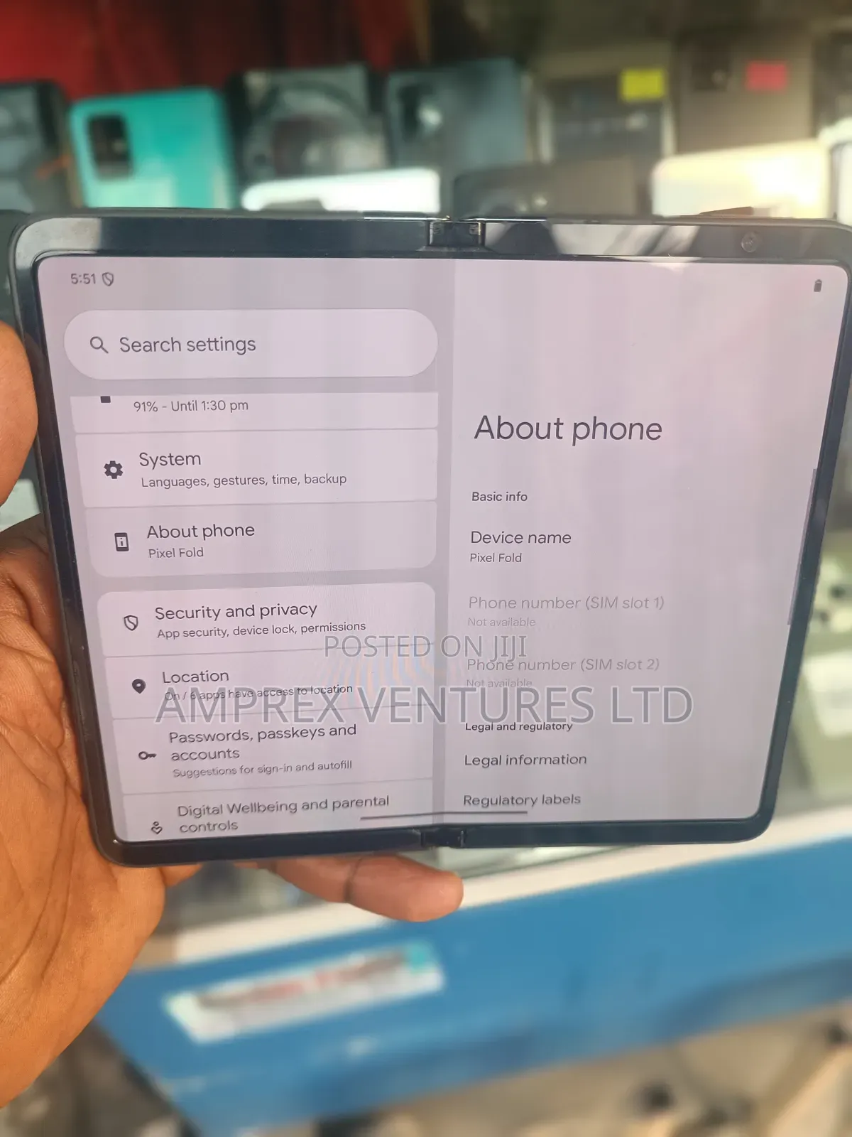 Google Pixel Fold 512 GB Gray