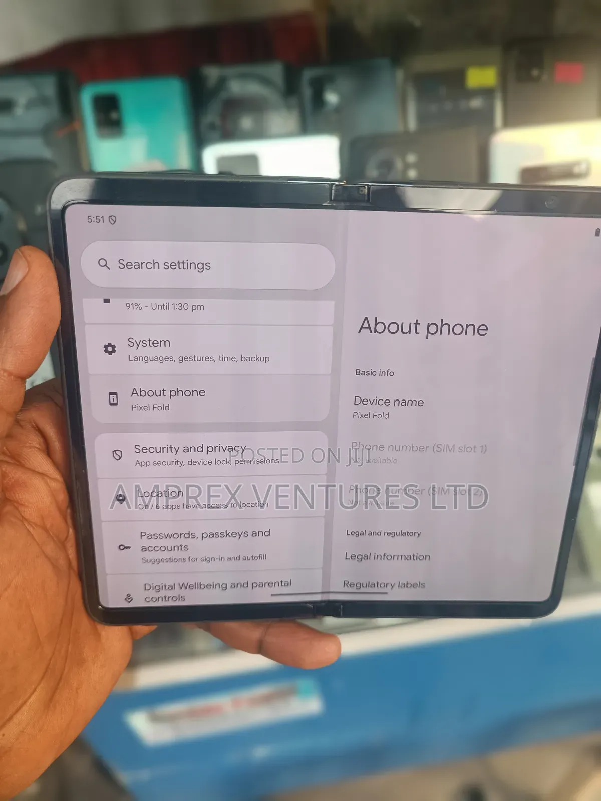 Google Pixel Fold 512 GB Gray