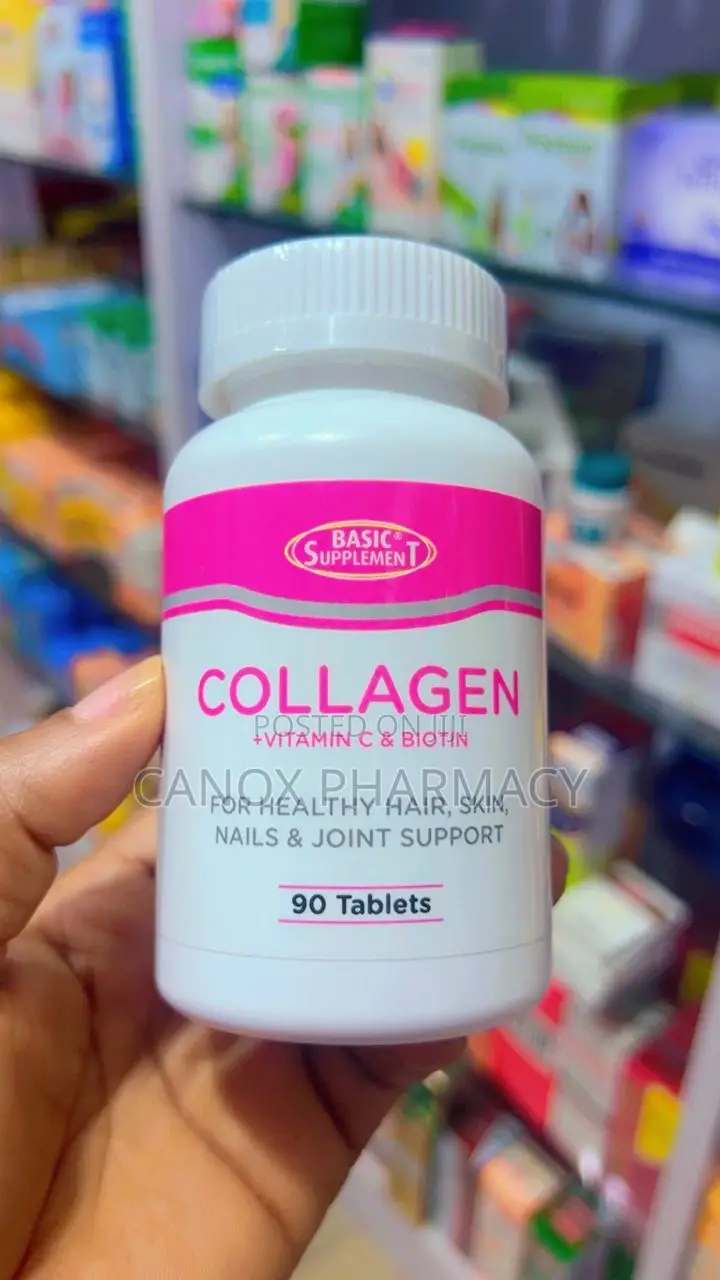 Basic Supplement Collagen + Vit C Biotin - 90 Tabs