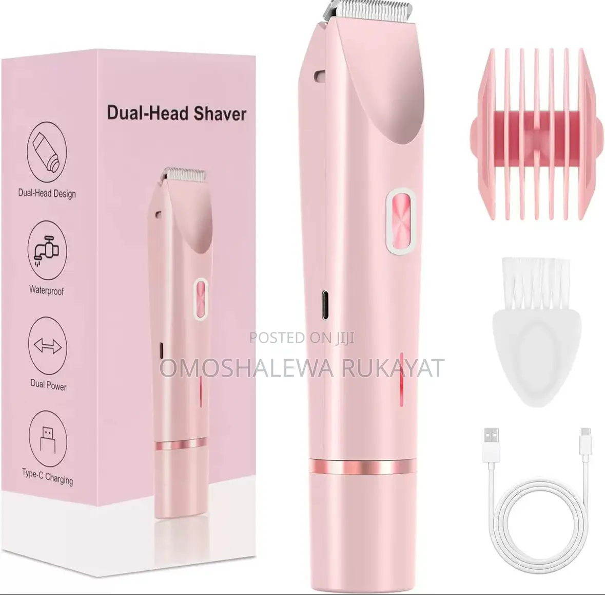 Dual Head Waterproof Electric Shaver