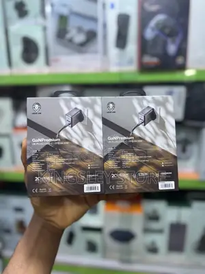 Green Lion Gan Premium Uk Plug Wall Charger 45w - Gray
