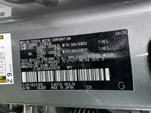 New Lexus LX 2024 Gray