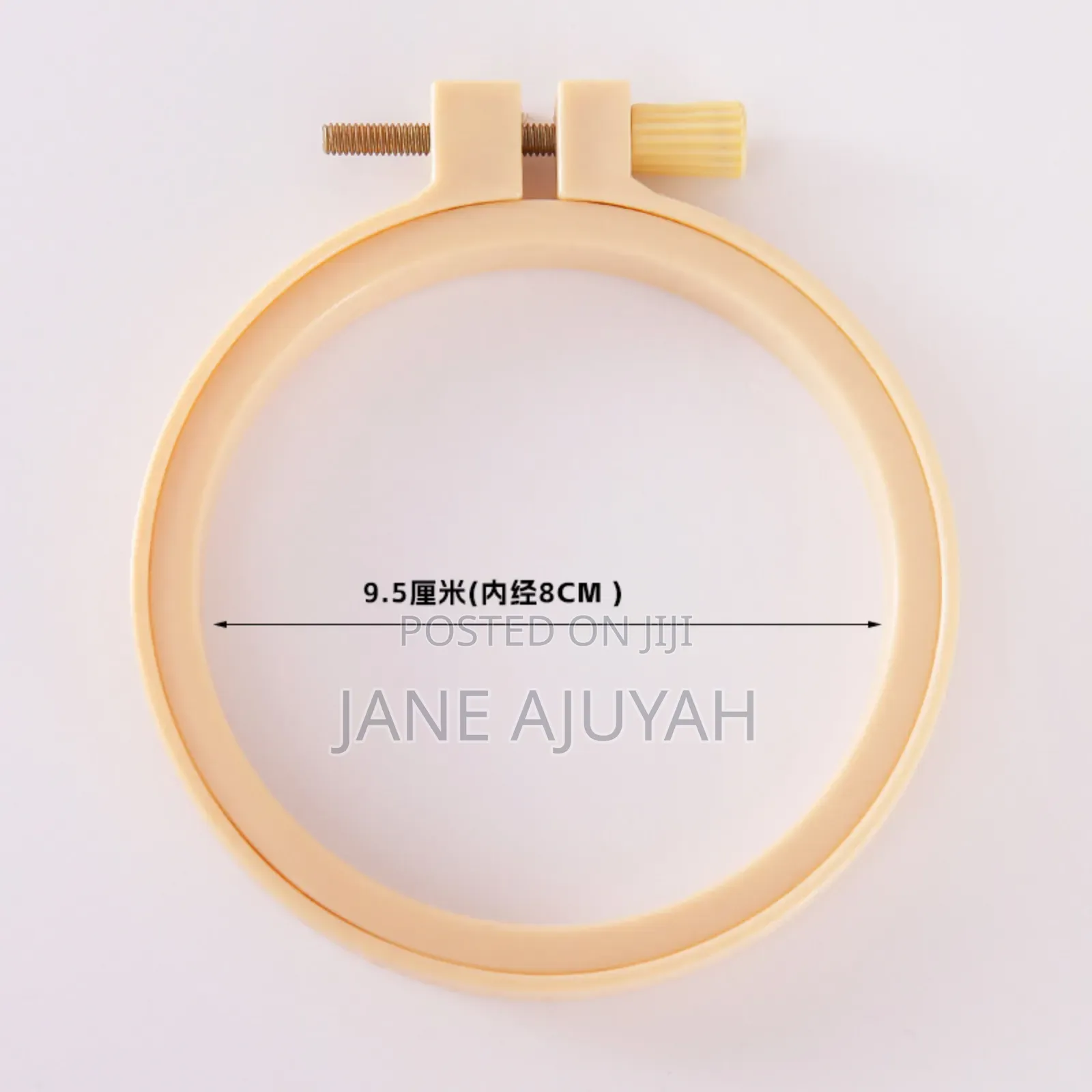 8pcs Bamboo Frame Embroidery Hoop Ring