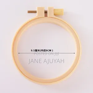 8pcs Bamboo Frame Embroidery Hoop Ring