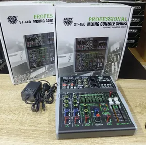 St 4eq Steck Audio Professional 4chanel Audio Mixer