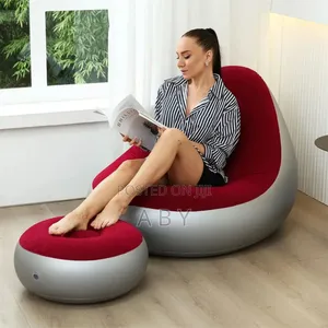 Inflatable Sofa With Electric Pump Footrest
