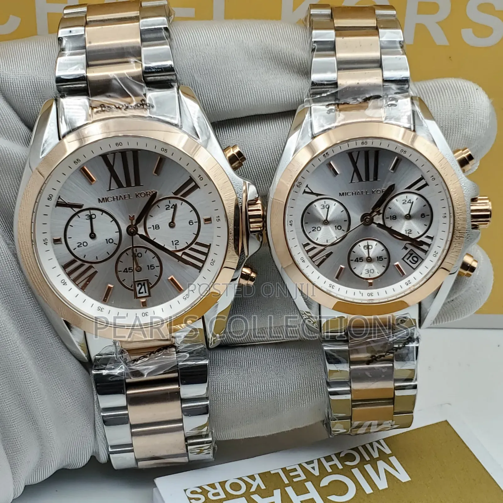 Michael Kors Silver/Gold Chain Watch