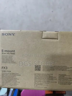 Sony Cinema Line Fx3 Camera