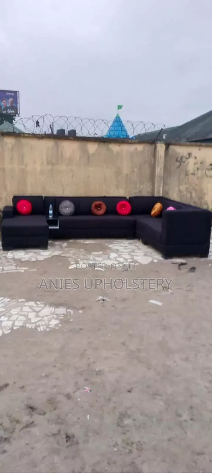 Beutiful U Shaped Fabric Chair