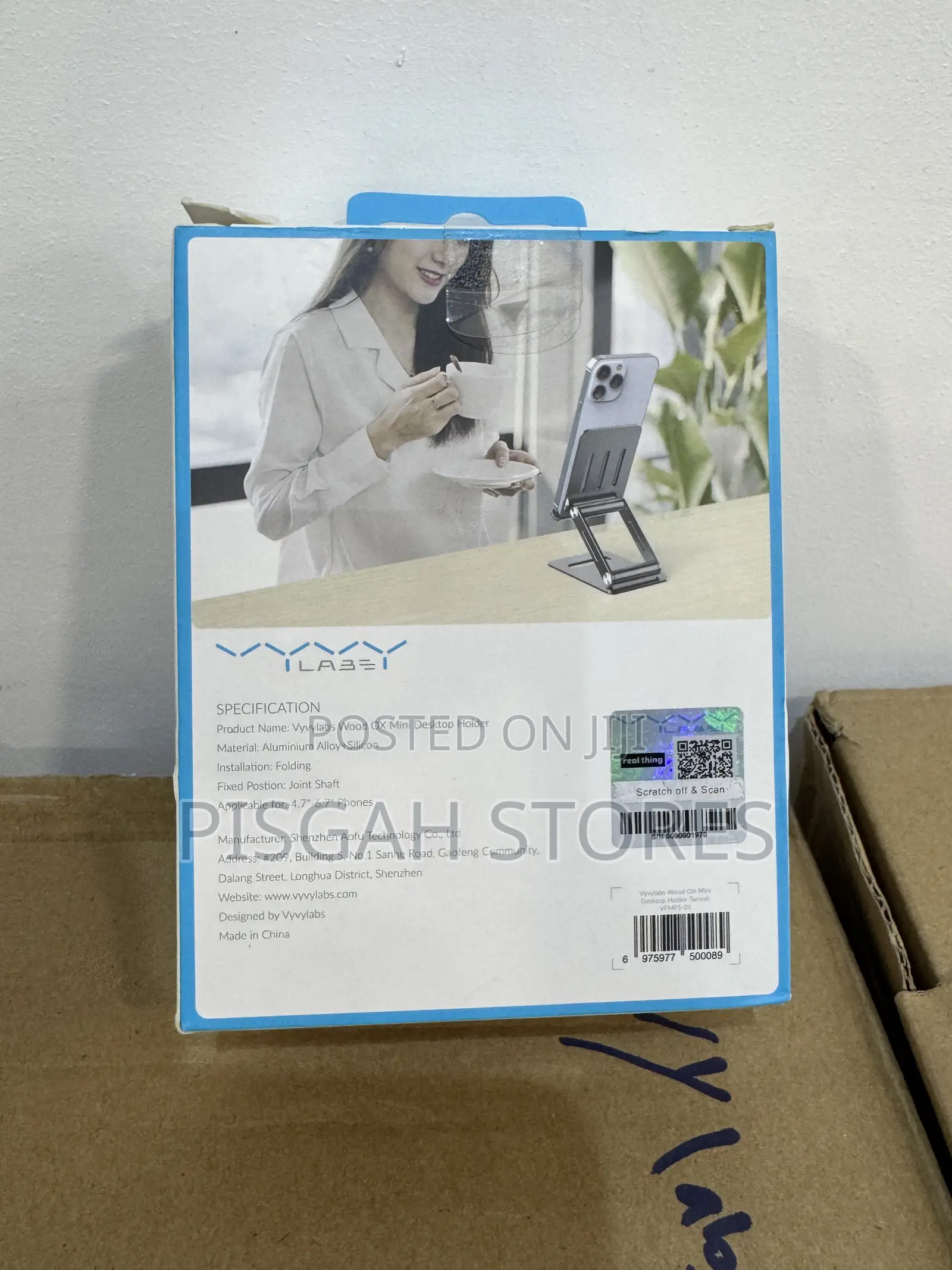 Vyvylabs Wood Ox Mini Desktop Holder