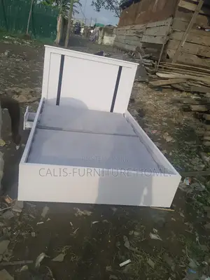 6ft X 4.5ft Bedframe. White Color