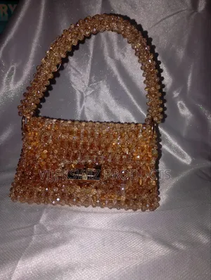 Triangle Champagne Gold Bag