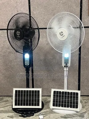 Leku "16 Solar Rechargeable Standing Fan With Mp3 Bluetooth