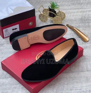Original Black Color Suede Corporate Shoe