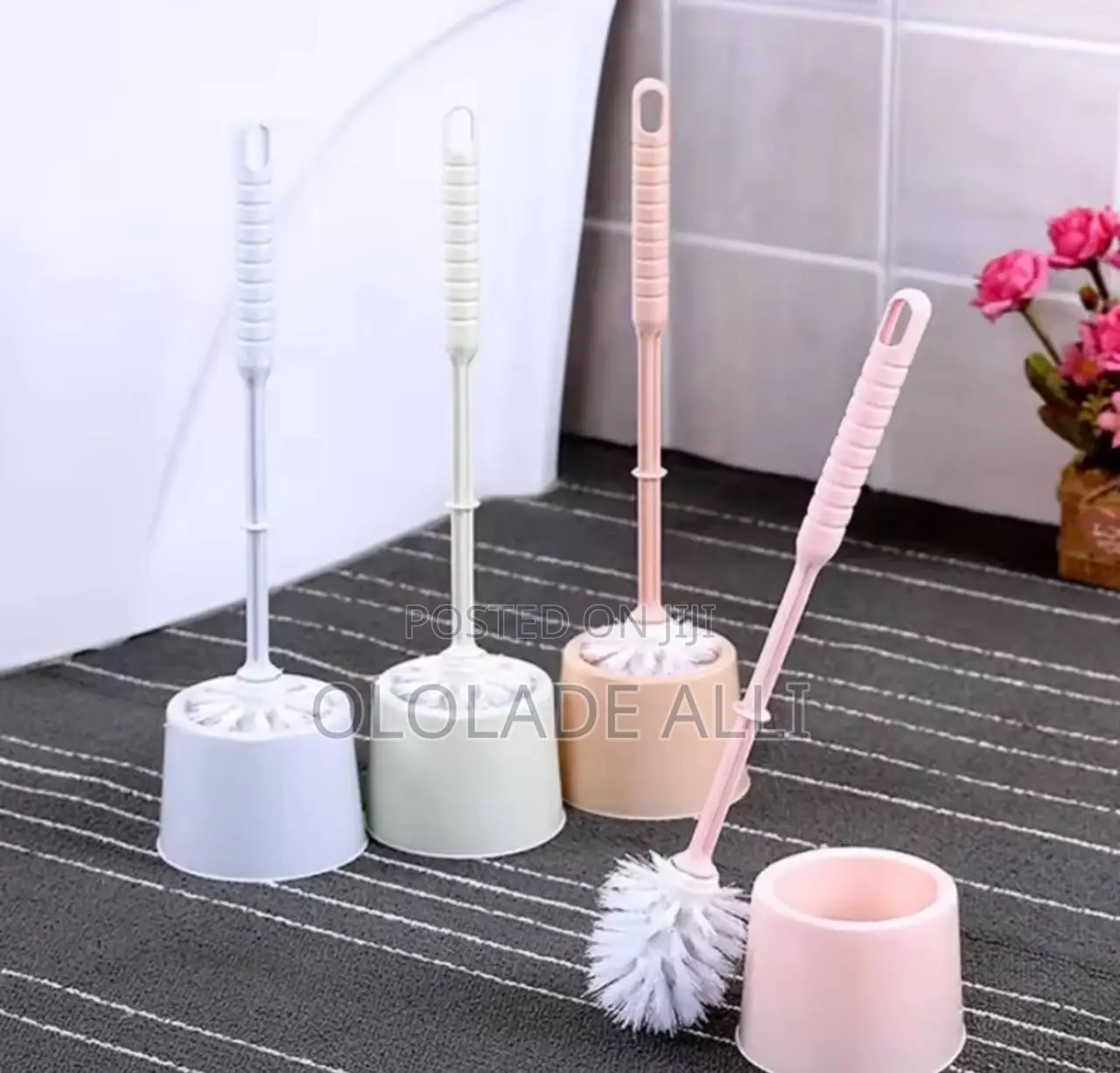 Household Elegant Set Toilet Cleaning Brush