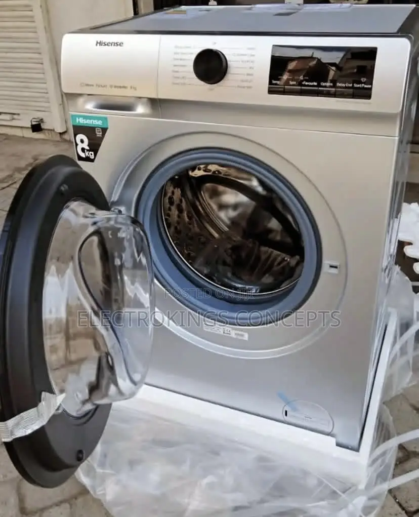 Hisense 8kg Front Load Inverter Washing Machine Available Now