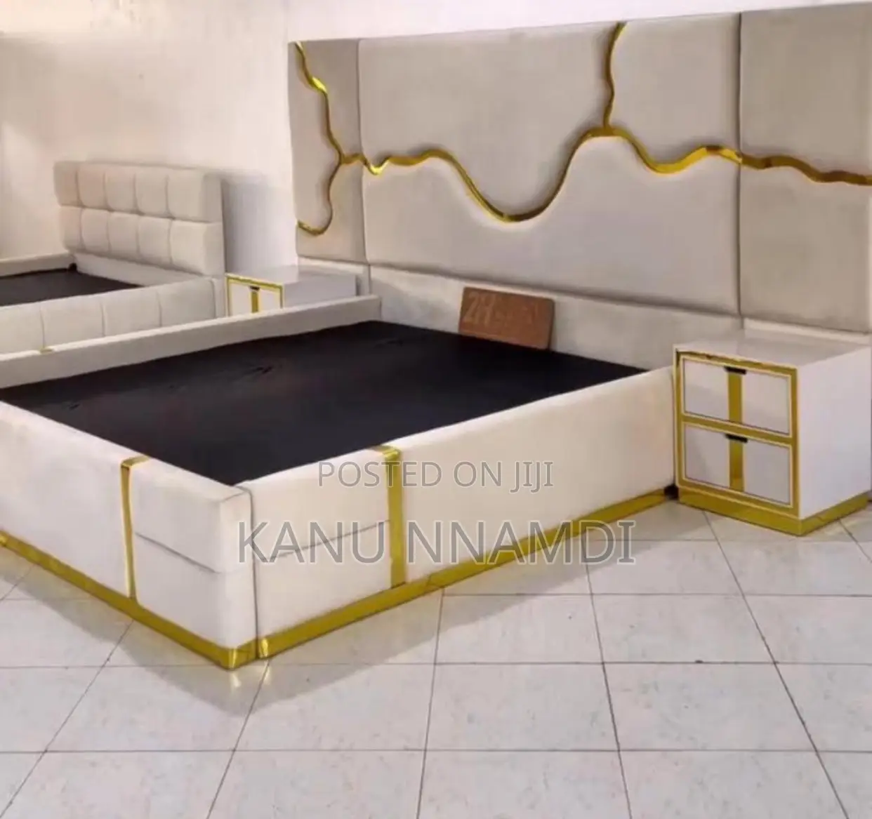 6by6 Thunder Bed Frame With Two Bedside Available