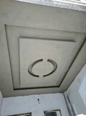 Pop Ceiling, Pop Plasterboard Tv Console Wall Screeding
