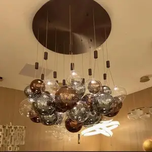 Nordic Led Pendant Lights Glass Balls Home Decor Kitchen Bedroomliving