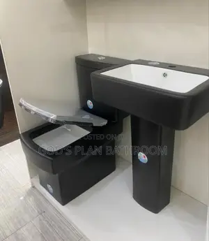 Excellent Black Toilet With Basin