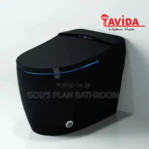 Black Smart Sensor Toilet