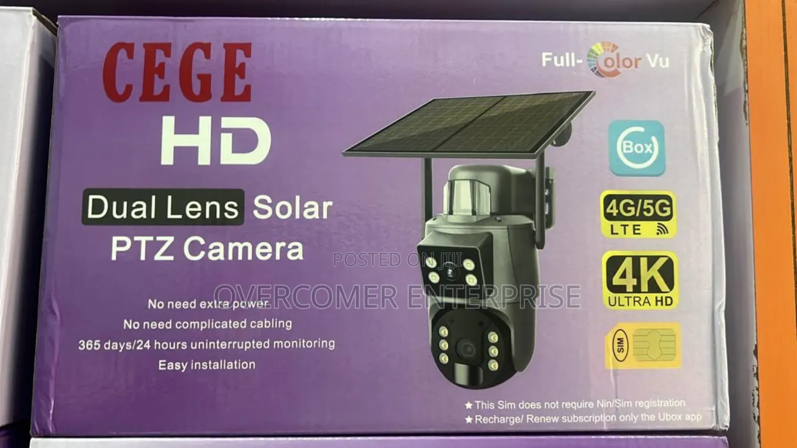 Cege Sd450 CCTV Solar Camera