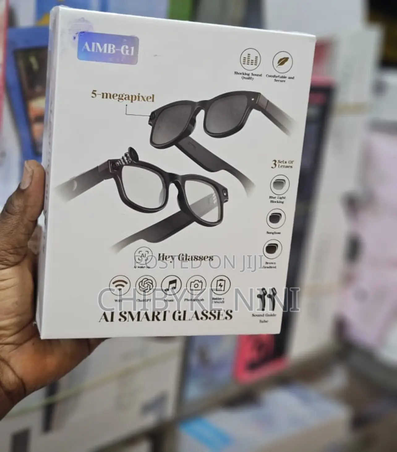 Ai Smart Glasses With Camera 5 Mega Pixel