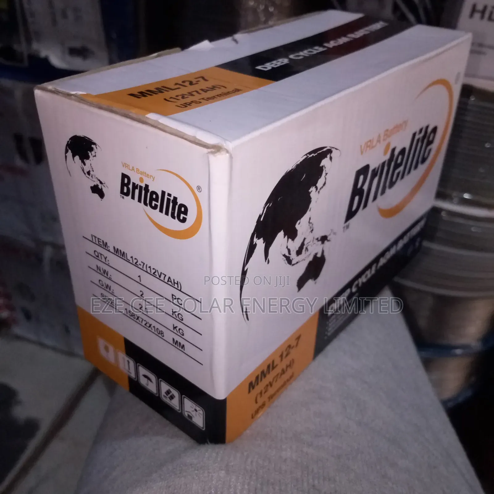 12v 7ahms Deep Cycle Battery