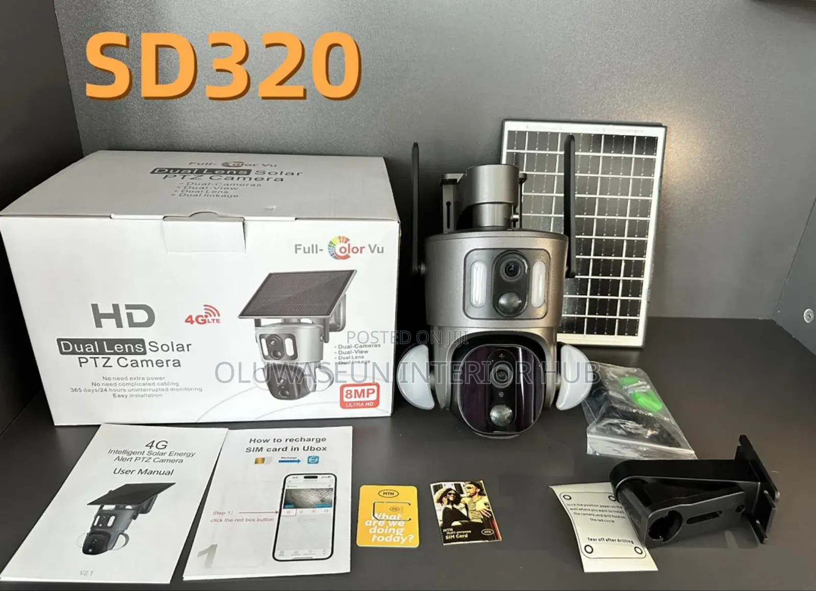 Dual Lens PTZ Solar Camera