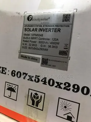 5kva 48v Ivpm Felicty Solar Inverter