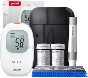 Usa Yuwell Blood Glucose Monitor, Testing Kit With Test