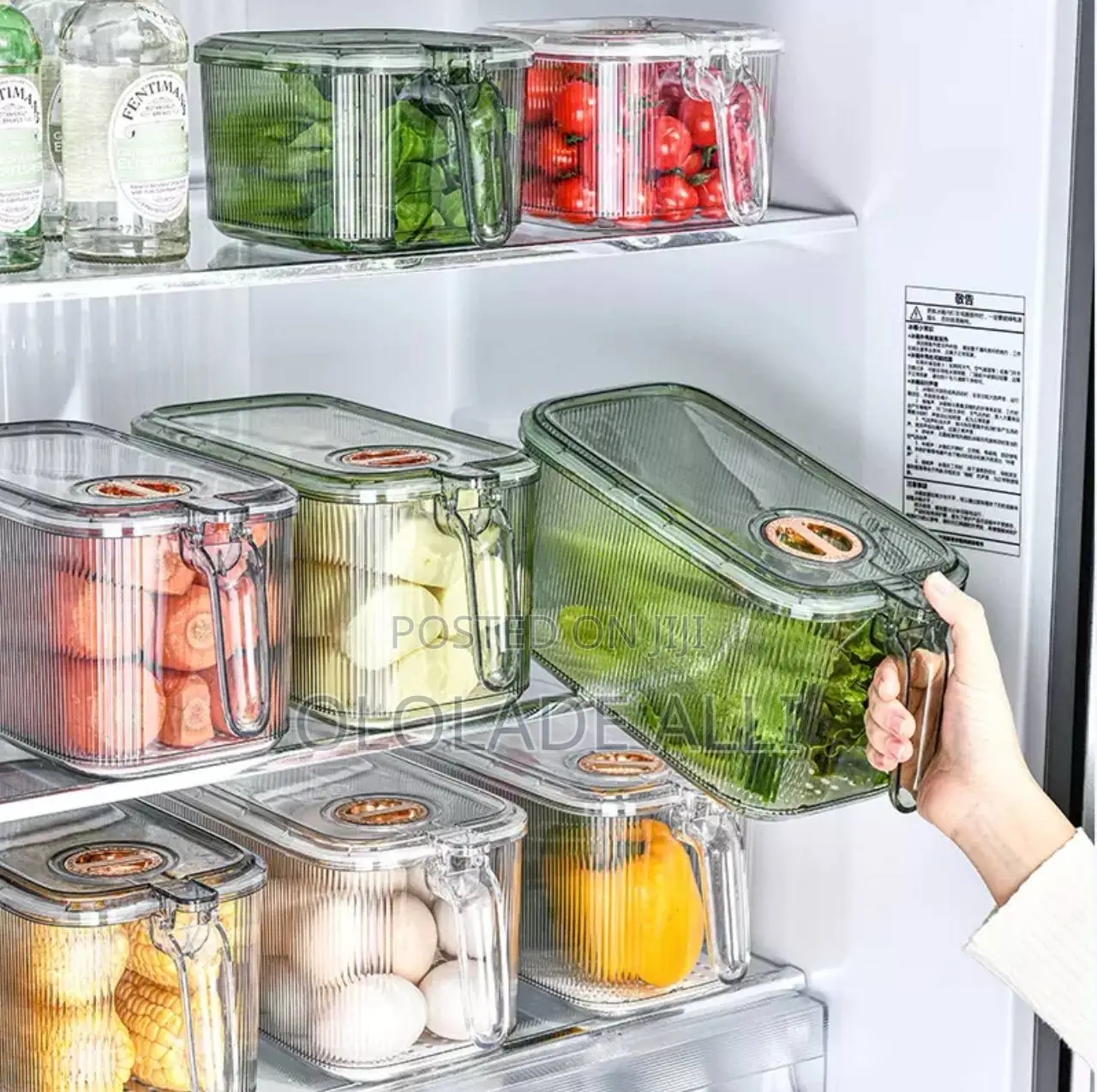 Kitchen Storage Containers With Time Recorder Lid