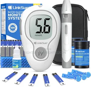 Usa Linksun Blood Glucose Monitor Kit With 100 Test Strips