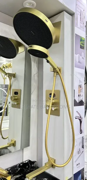 High Quality Ideal Crystal Gold Conduit Shower Mixer