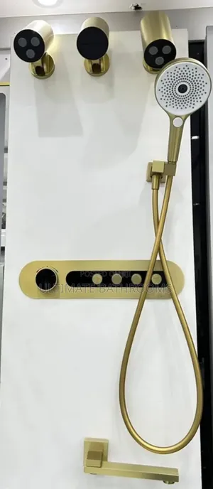 Unique Gold Conceal Shower Mixer With Adjustable Tap