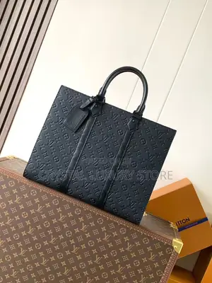 Louis Vuitton Quality Luxury Men Genuine Leather Laptop Bag