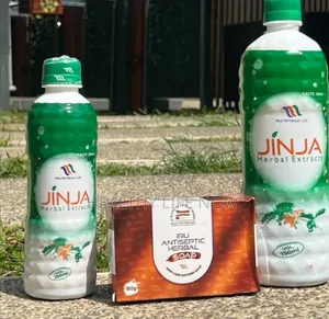 Iru Antiseptic Soap and Jinja Herbal Extract in Warri