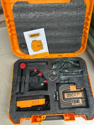 Ingco 16v Cordless 3d Laser Level, Model Hll301201