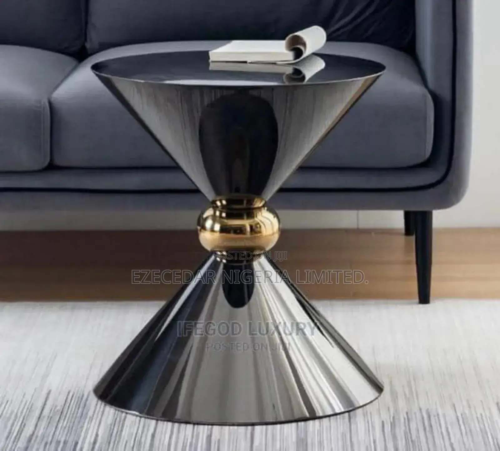Conical Shaped Luxury Side Stool 